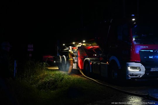 Wielki pożar lasu na pograniczu gmin Józefów i Łukowa [ZDJĘCIA]