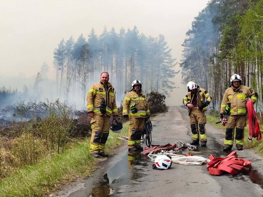 Oto nasi bohaterzy. Kobiety i mężczyźni z OSP, którzy ratowali Puszczę Solską [ZDJĘCIA]