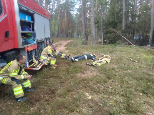 Oto nasi bohaterzy. Kobiety i mężczyźni z OSP, którzy ratowali Puszczę Solską [ZDJĘCIA]