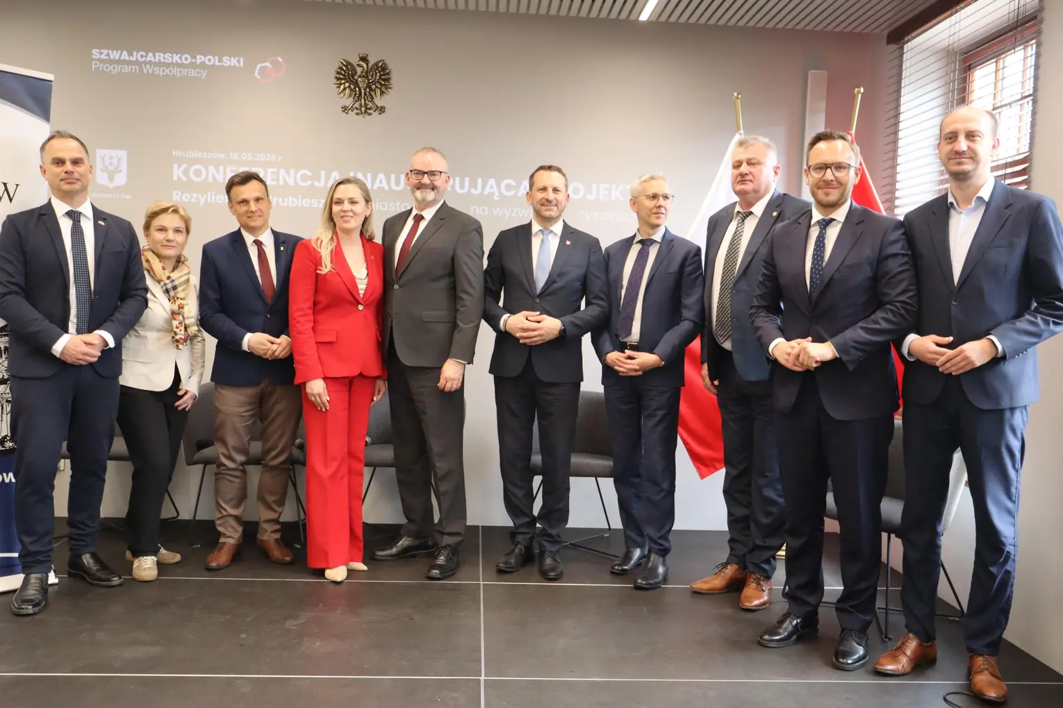 Konferencja inaugurująca projekt - "Rezylientny Hrubieszów - miasto gotowe na wyzwania przyszłości".