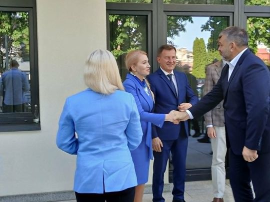 Minister Waldemar Żurek w Zamościu. Zobacz zdjęcia