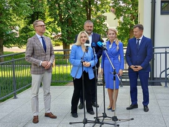Minister Waldemar Żurek w Zamościu. Zobacz zdjęcia
