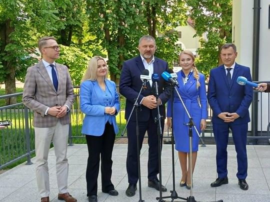 Minister Waldemar Żurek w Zamościu. Zobacz zdjęcia