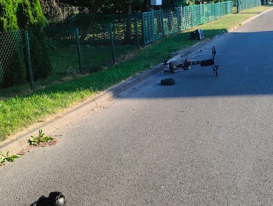 13-latek z głośnika zrobił siedzenie na hulajnodze! Doszło do wypadku [ZDJĘCIA]