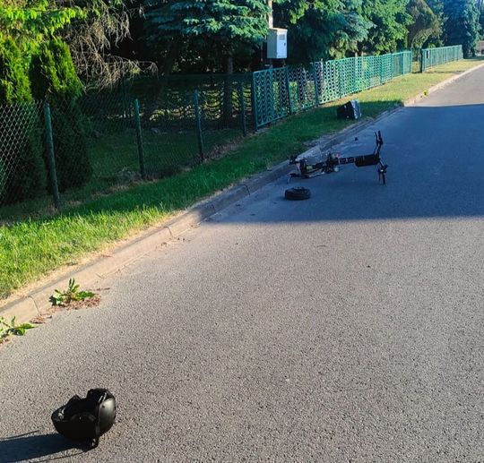 13-latek z głośnika zrobił siedzenie na hulajnodze! Doszło do wypadku [ZDJĘCIA]