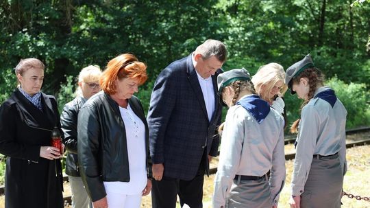 82. rocznica zbrodni UPA na polskich pasażerach pociągu Bełżec–Lwów [ZDJĘCIA]