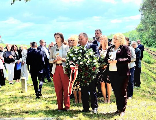 82. rocznica zbrodni UPA na polskich pasażerach pociągu Bełżec–Lwów [ZDJĘCIA]