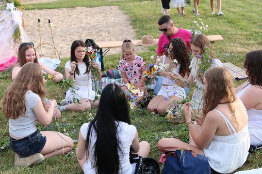 Noc Świętojańska nad Huczwą w Hrubieszowie - galeria zdjęć z Sobótki