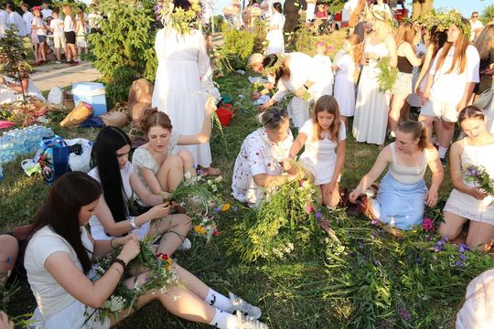 Noc Świętojańska nad Huczwą w Hrubieszowie - galeria zdjęć z Sobótki