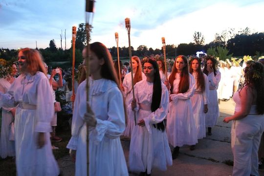Noc Świętojańska nad Huczwą w Hrubieszowie - galeria zdjęć z Sobótki