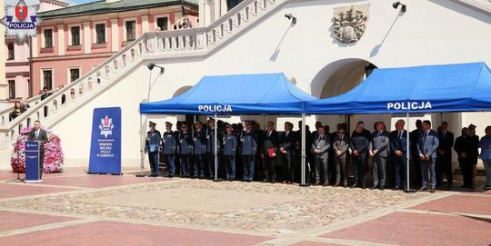 Uroczyste obchody Święta Policji w Zamościu [ZDJĘCIA]