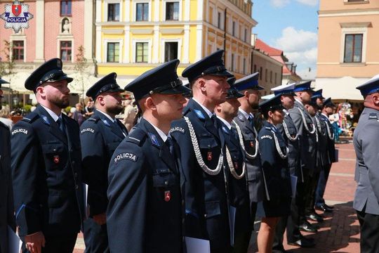 Uroczyste obchody Święta Policji w Zamościu [ZDJĘCIA]