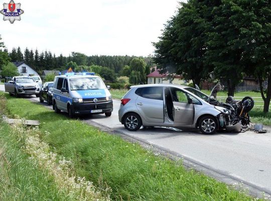 Wypadek w Wólce Wieprzeckiej [ZDJĘCIA]