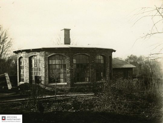 Cieplarnia w parku, Zamość, 1938 r., autor Tadeusz Zaremba