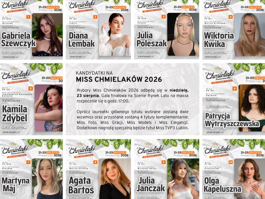 One powalczą o tytuł Miss Chmielaków 2026. Poznaj wszystkie kandydatki [GALERIA ZDJĘĆ]
