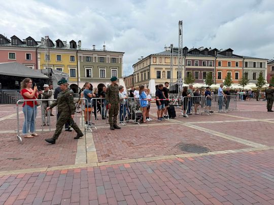 Święto 18. Zamojskiego Pułku Przeciwlotniczego na Rynku Wielkim
