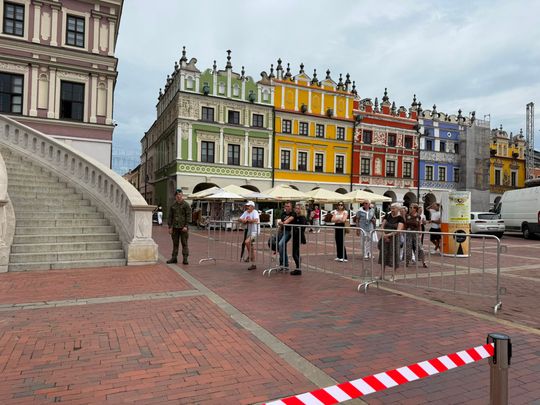 Święto 18. Zamojskiego Pułku Przeciwlotniczego na Rynku Wielkim
