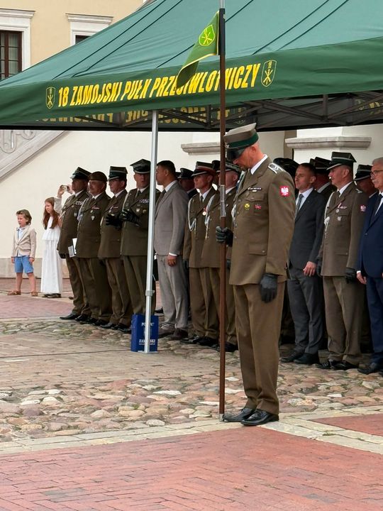 Święto 18. Zamojskiego Pułku Przeciwlotniczego na Rynku Wielkim