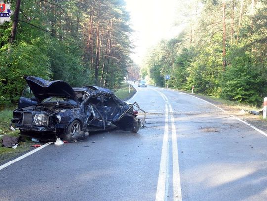 W Malewszczyźnie 20-letni kierowca Audi uderzył w drzewo [ZDJĘCIA]