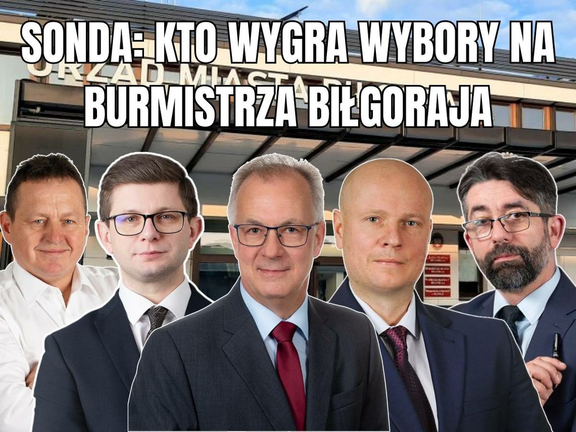SONDA: Kto wygra wybory burmistrza miasta Biłgoraj? SONDA: Kto wygra wybory burmistrza miasta Biłgoraj?